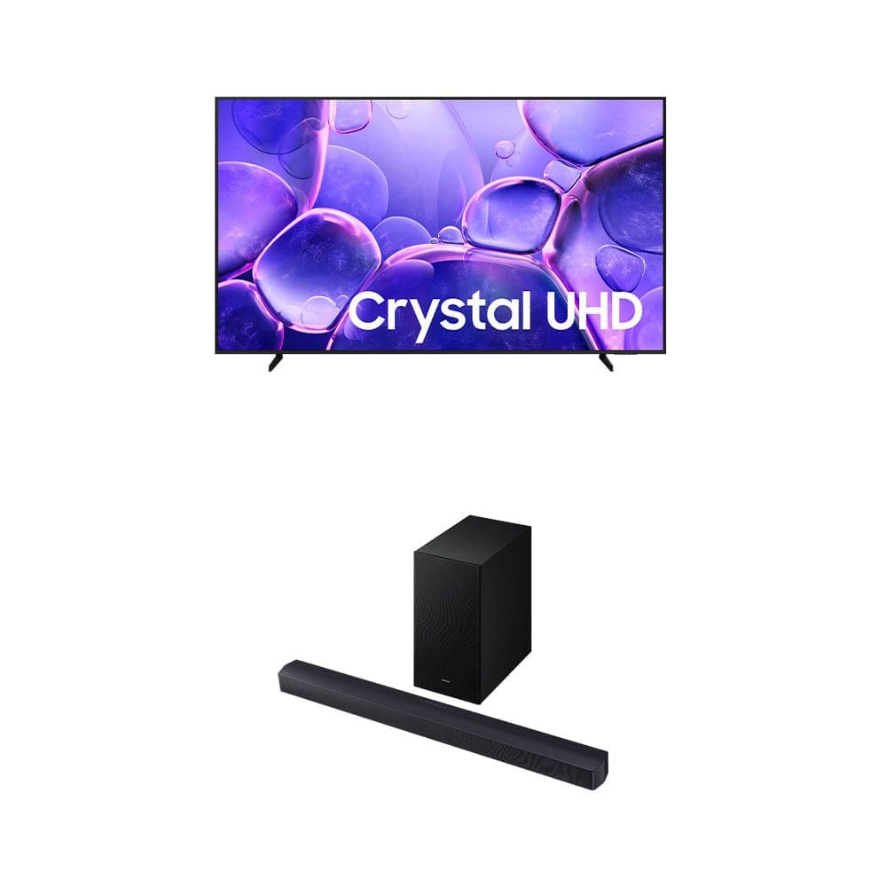 Combo Samsung Smart TV 85” Crystal UHD 4K U8600F + Soundbar HW-B450F