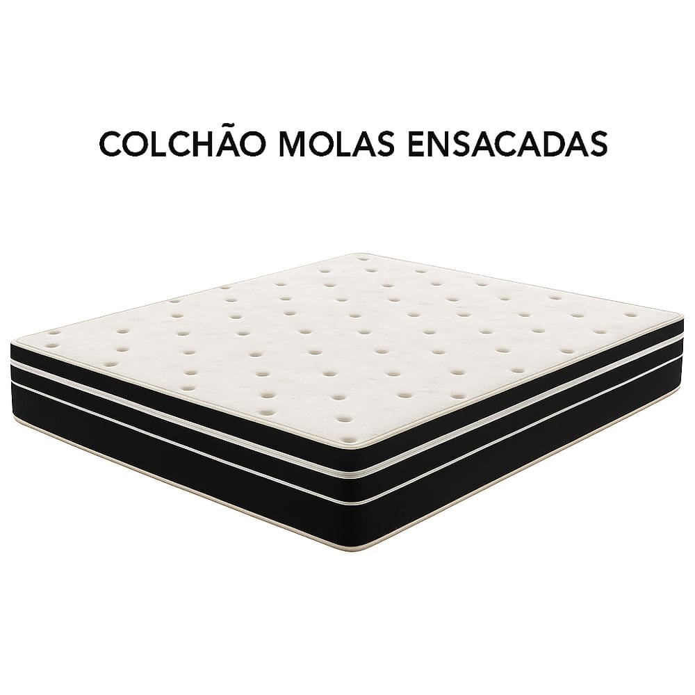 Colchão Molas Ensacadas 128x24x188