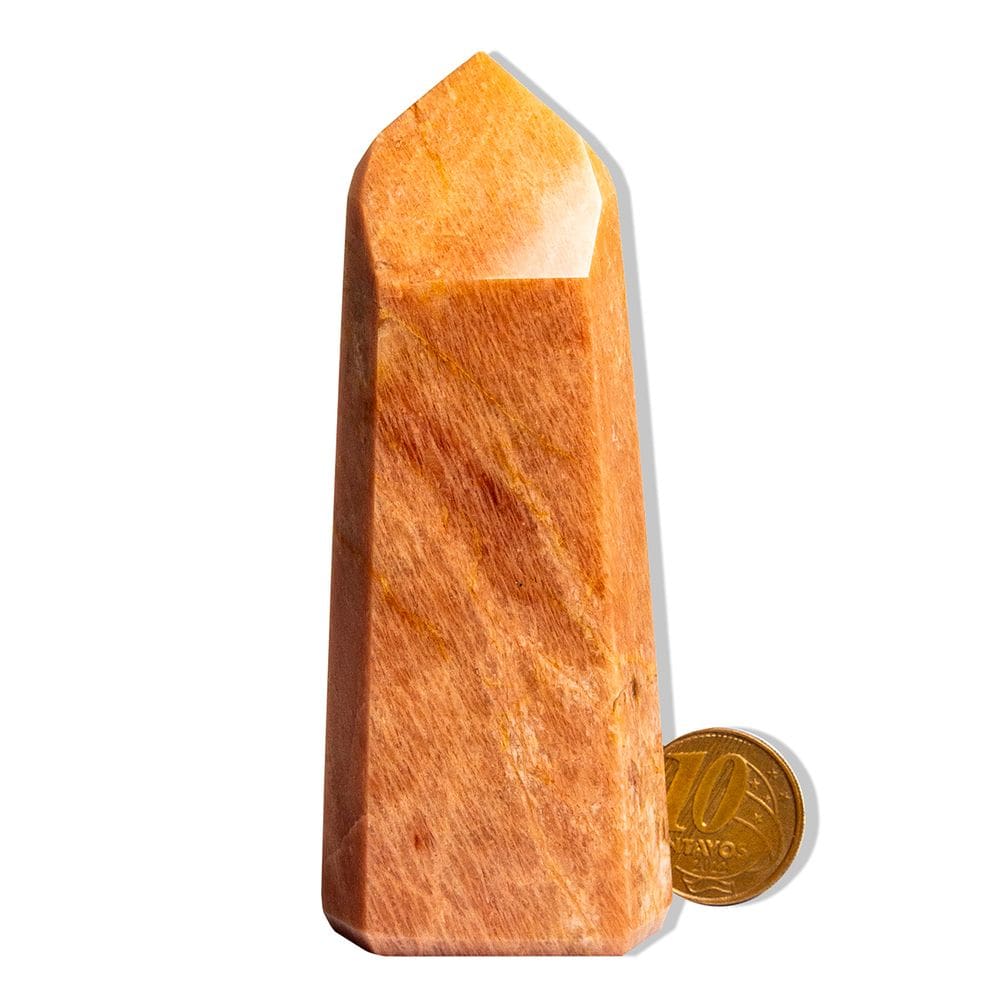 Ponta Amazonita Rosa Pedra Natural 9 a 10cm 150 a 200g Tipo B