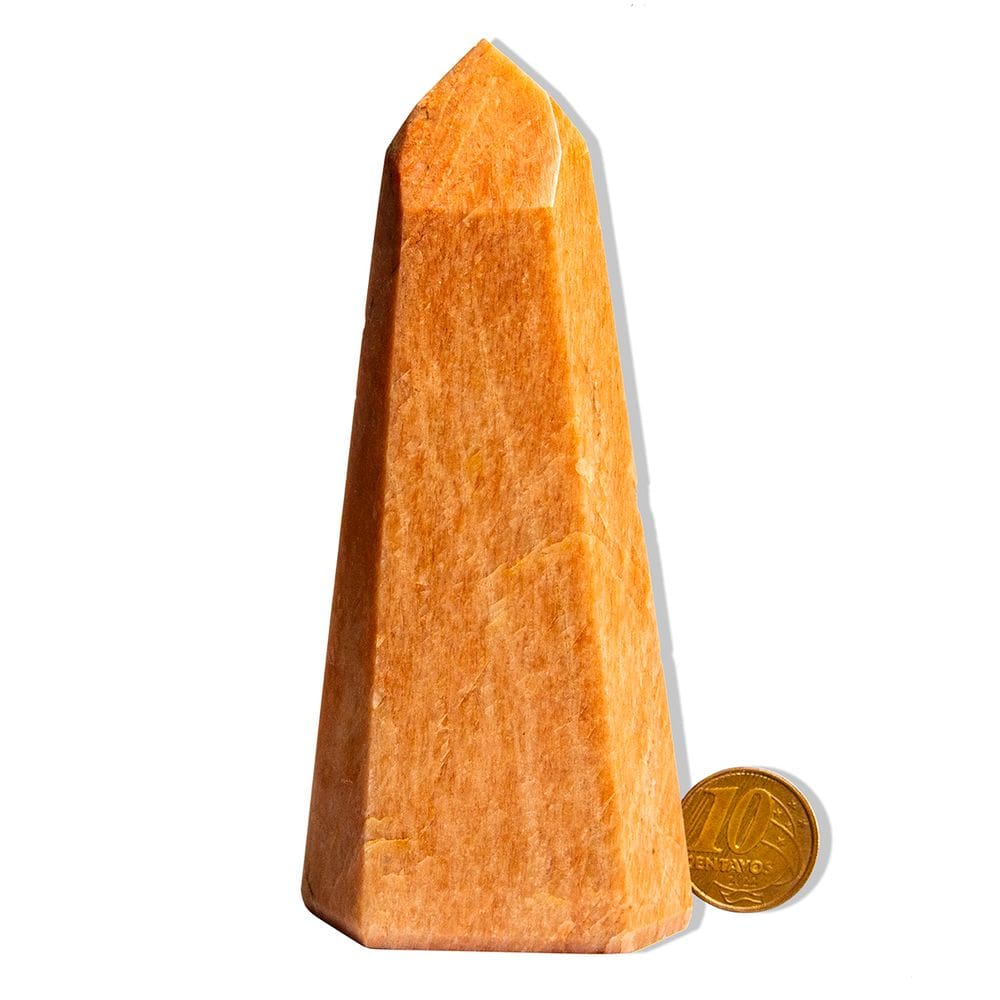 Ponta Amazonita Rosa Pedra Natural 8 a 9cm 150 a 200g Tipo B