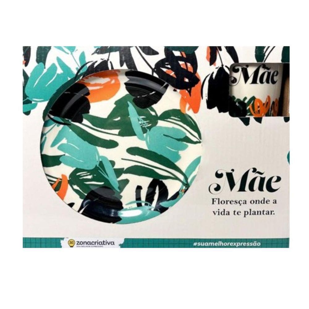 Caneca Mãe Kit Breakfast Pintura 10025660 300Ml Zonacriativa