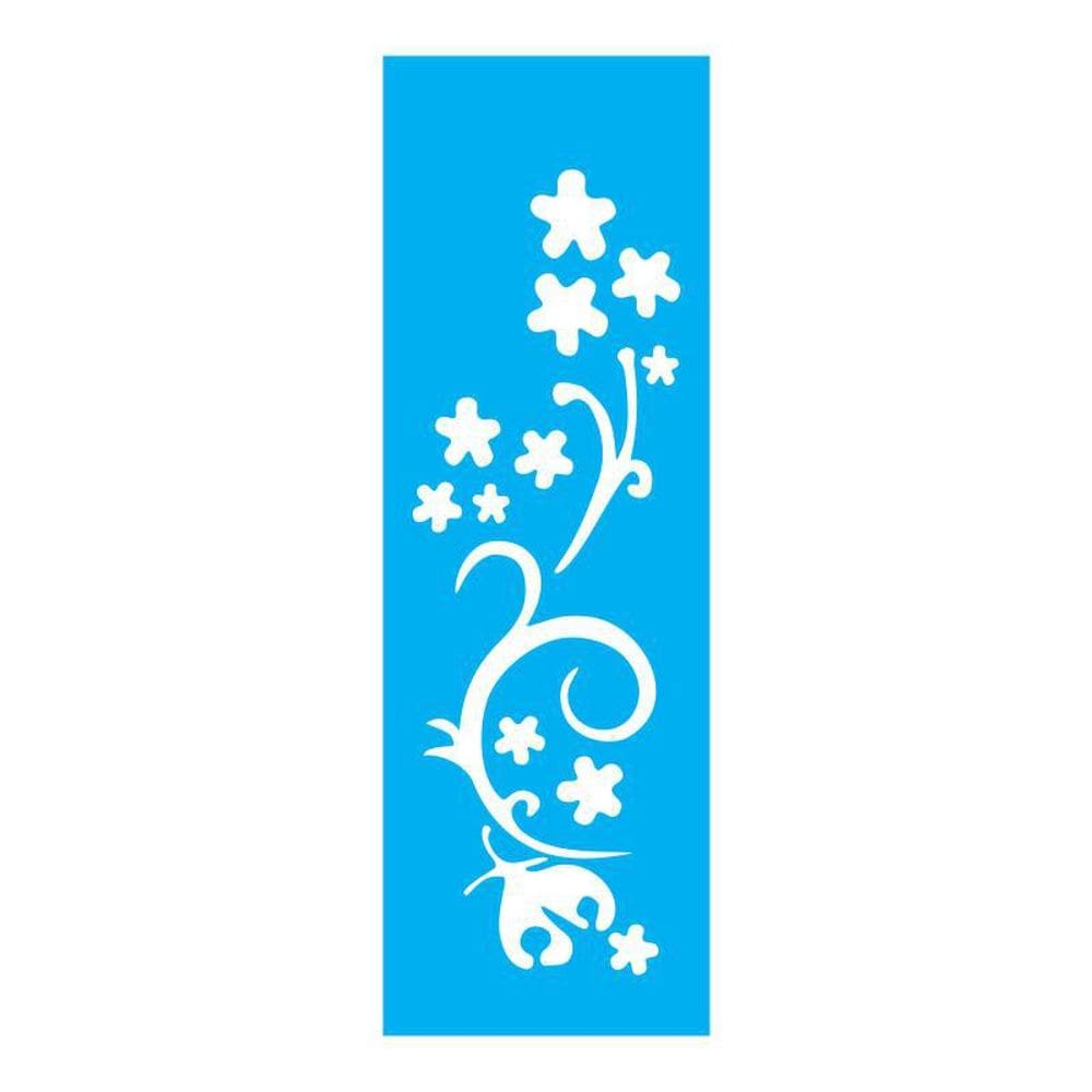 Stencil Tamako Floral - 10X30Cm - Ref 182