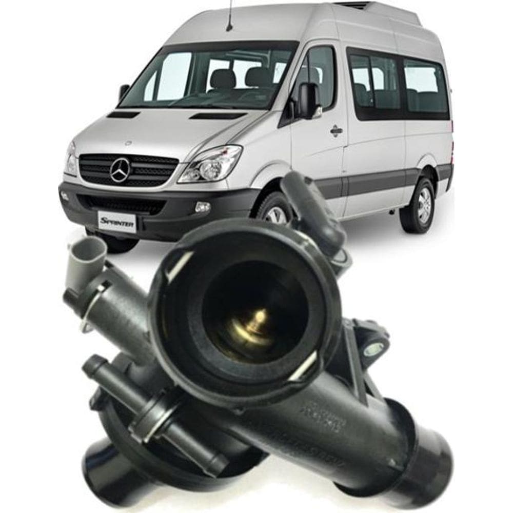Carcaça Da Valvula Termostatica Mercedes Sprinter 2013 2020