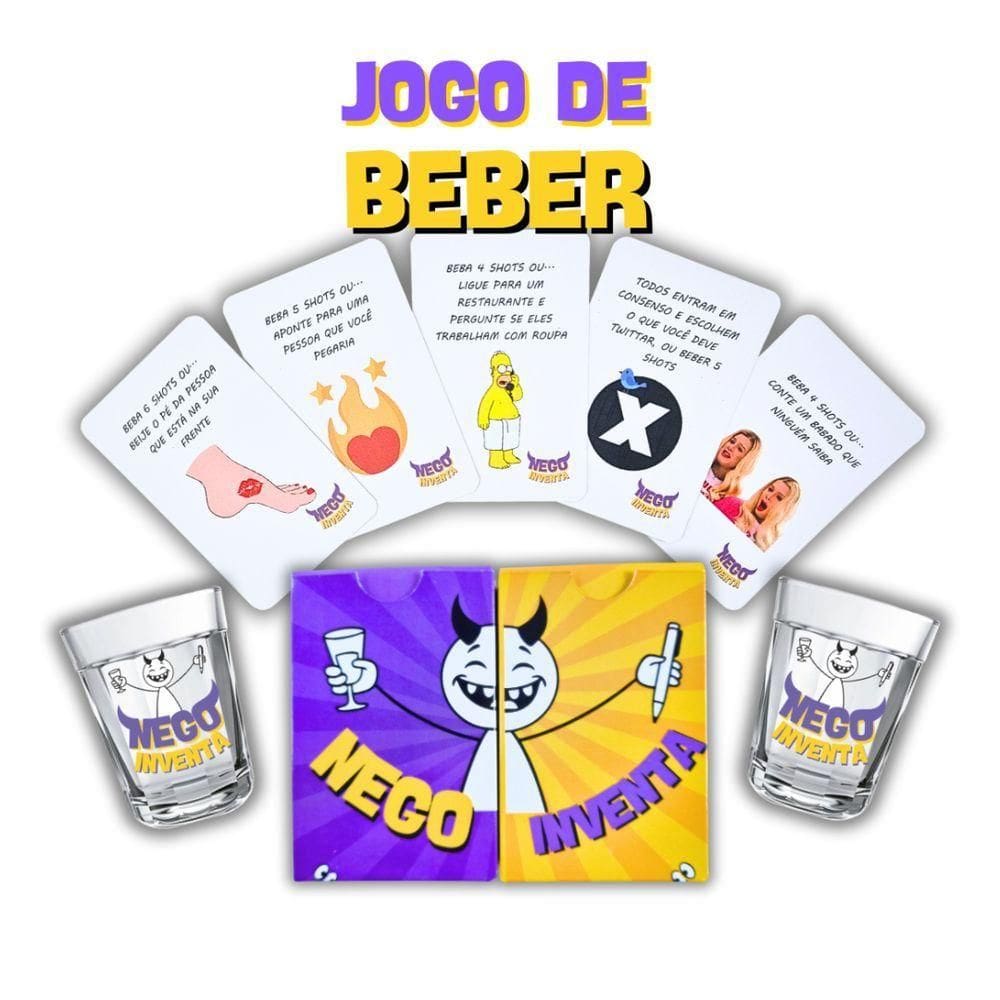 Jogo De Cartas Divertido Com Copos De Shot - A Agitação Que Sua Festa Merece!