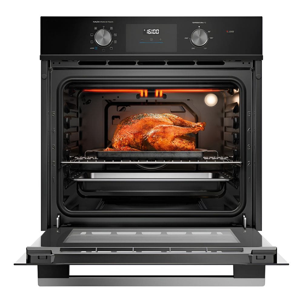 Forno Eletrico De Embutir 80l Grill Midea Tsd80p2 220v
