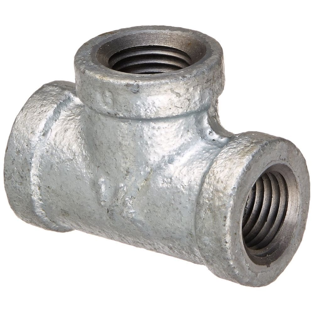 Encaixe de tubulação de mangueira LDR Industries 311 T-14 Tee 1/4” galvanizado