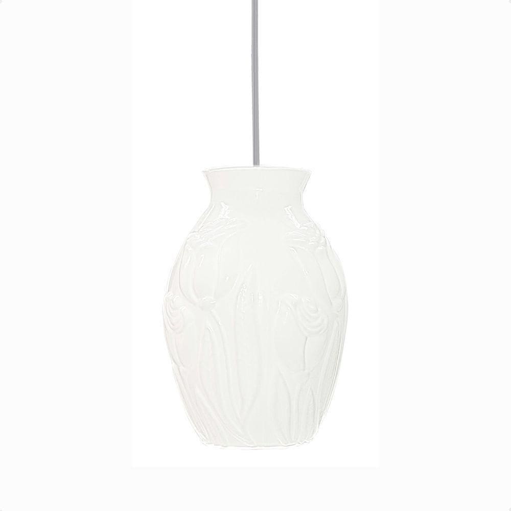 Lustre Pendente Taschibra Elba Escovado Transparente E27 Bivolt