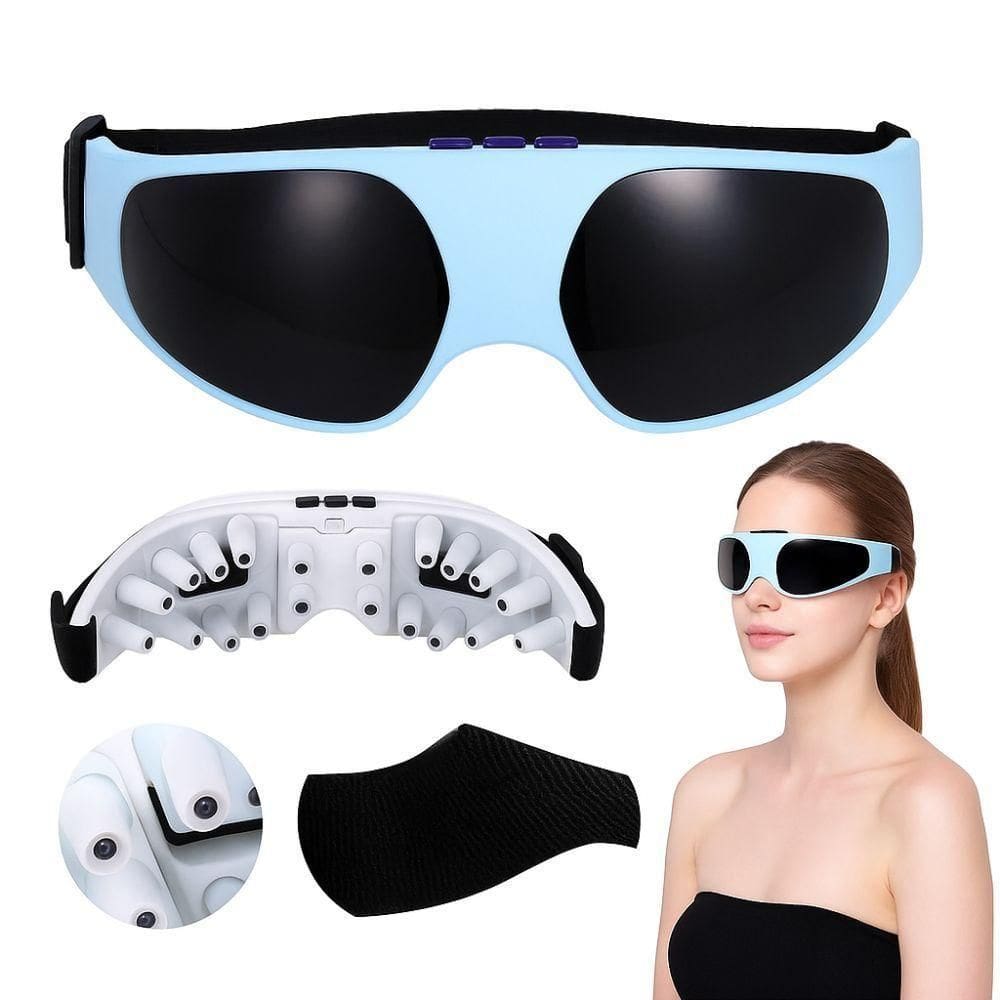 Massageador óculos Olhos Pressão ímãs Anti Olheira Relaxador