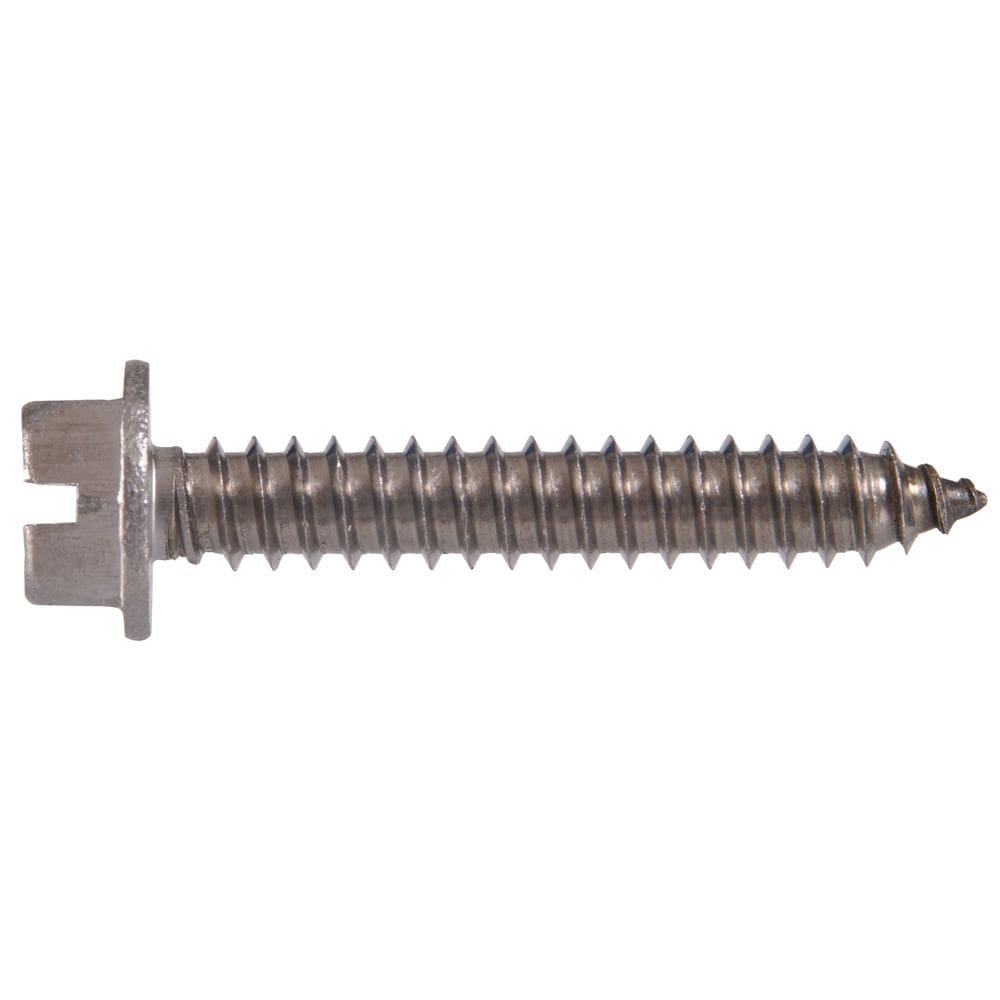 Cabeça de lavadora hexagonal de aço inoxidável Screw Hillman de 10 x 3 cm, pacote com 100