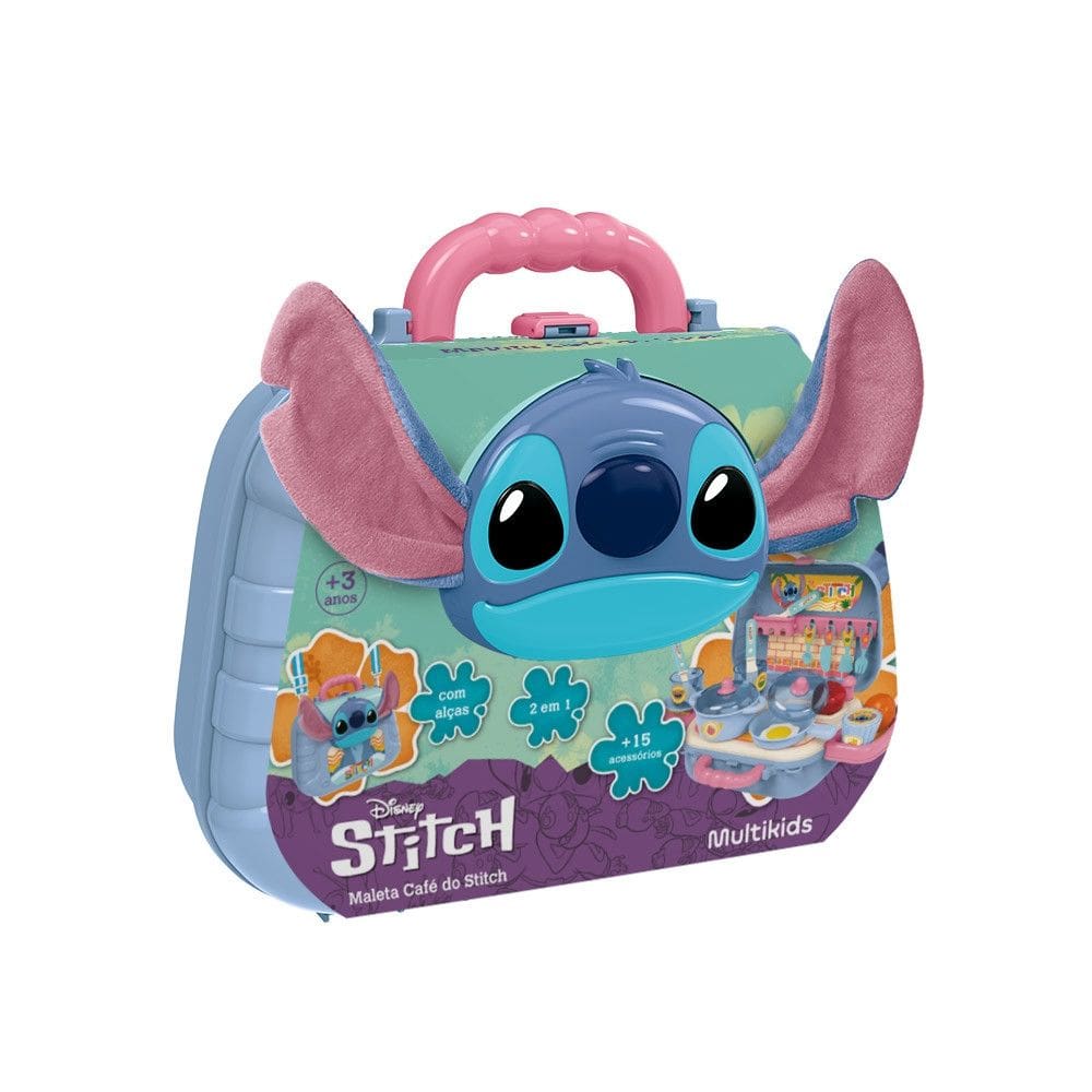 Maleta Stitch de Cafe Da Manha Multikids - BR2495
