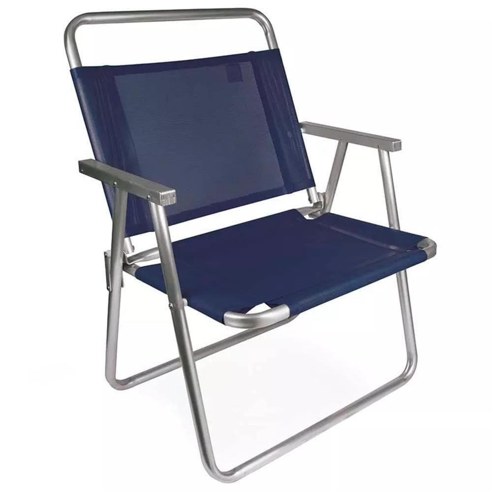 Cadeira Oversize Azul Para 140 Kilos - 2132 - Mor