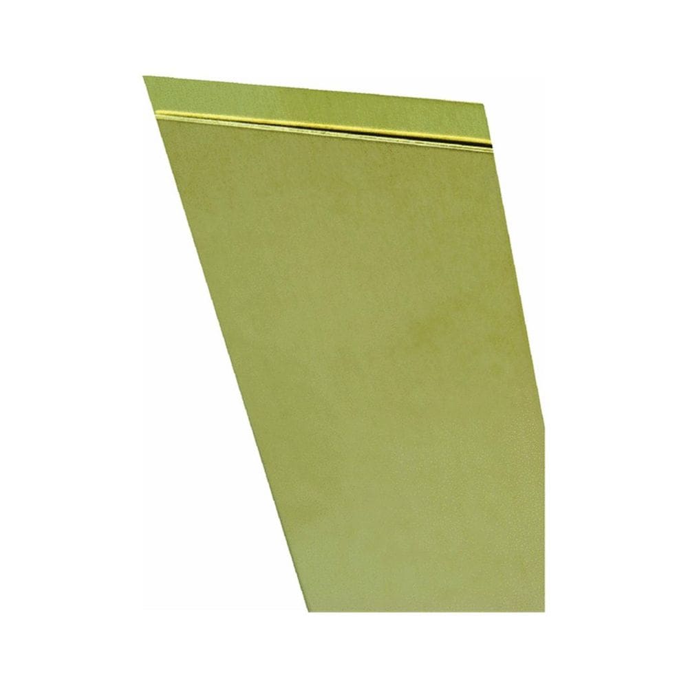 Chapa metálica de latão K & S Engineering 0,03 mm x 10 cm x 25 cm