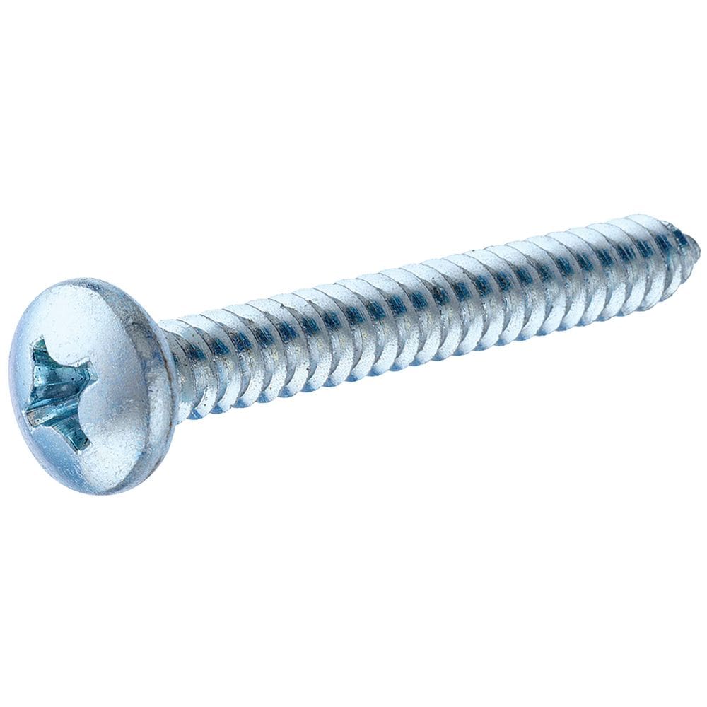 Parafuso Hillman 3,8 cm x 7,6 cm Pan Head Phillips Zinc 100 unidades