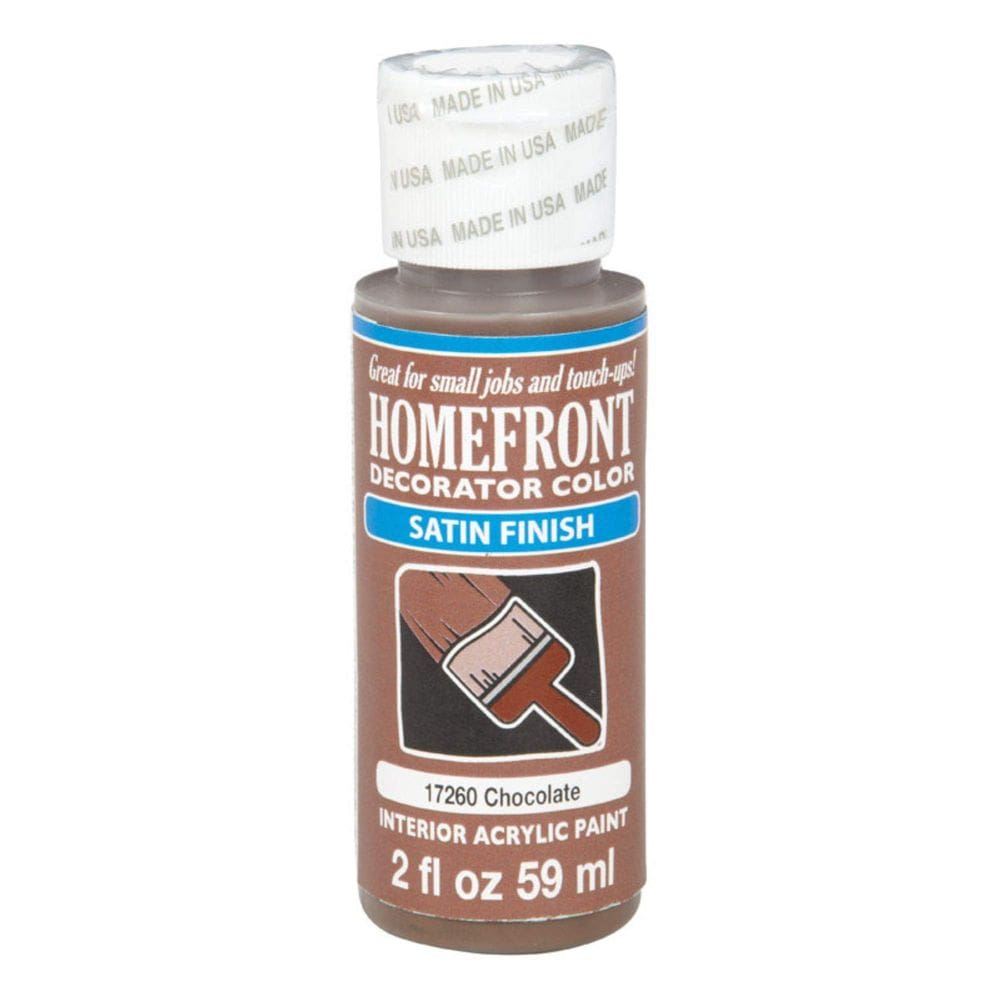Paint Homefront 17260 Chocolate, acrílico acetinado, 59 ml, pacote 3