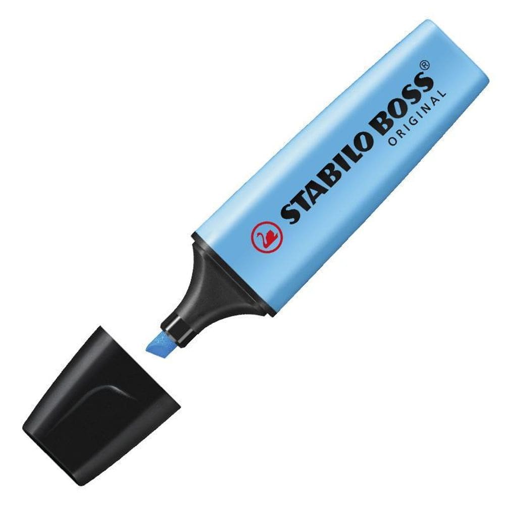 Pincel marca texto Boss - Azul - 70/31 - Stabilo