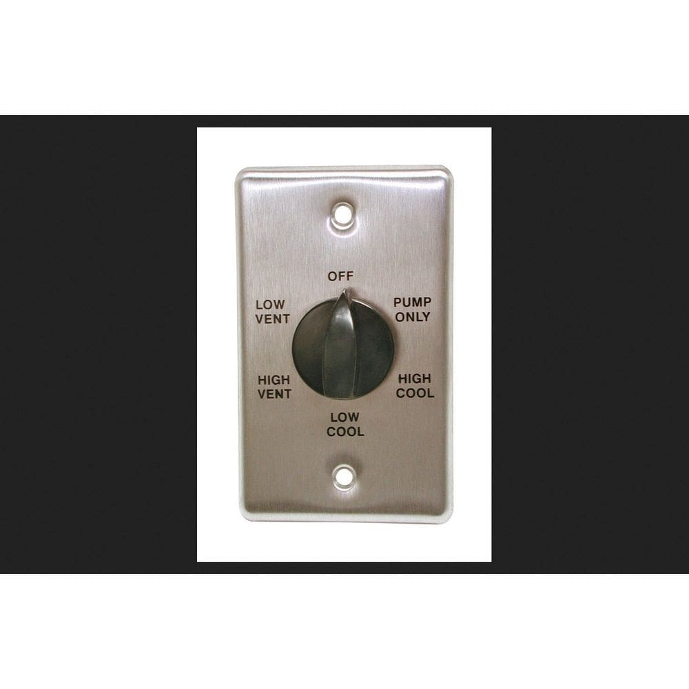 Interruptor de parede Dial Metal de 6 posições para refrigerador evaporativo