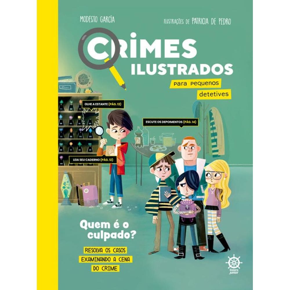 Crimes ilustrados para pequenos detetives