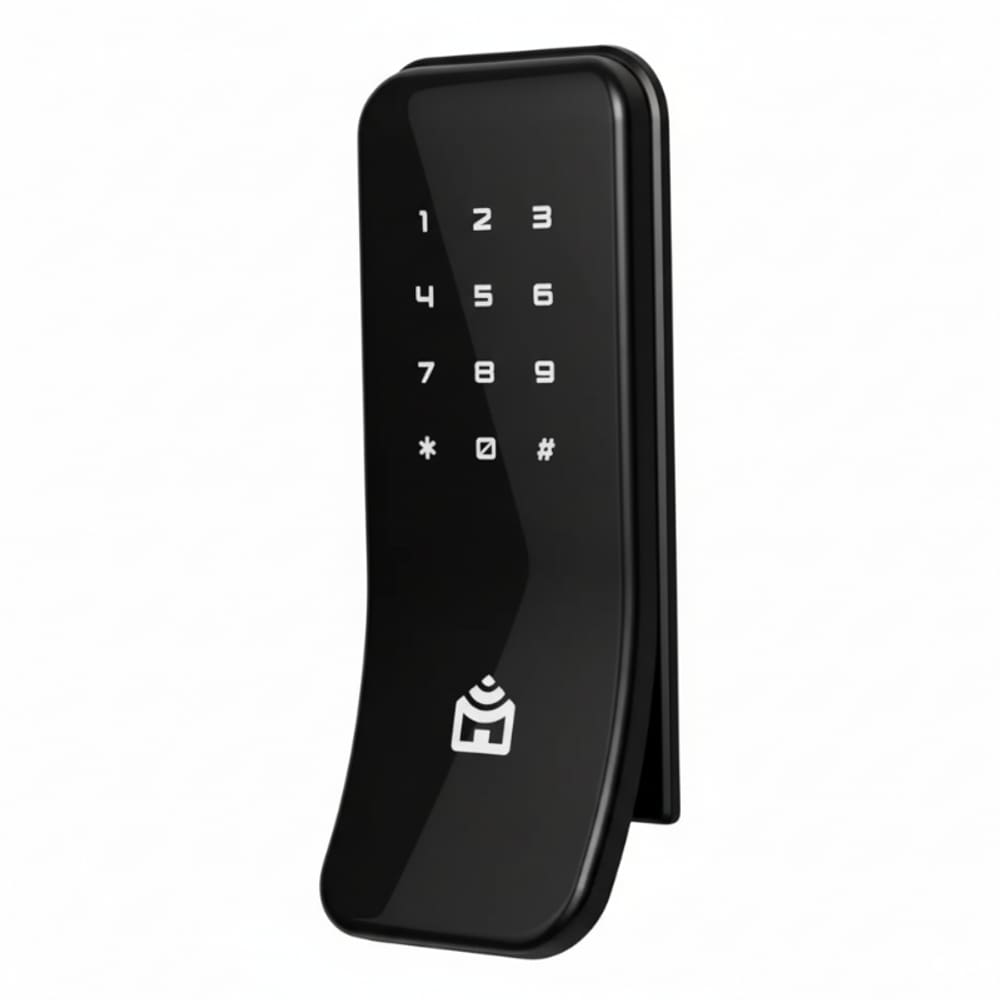 Smart Fechadura Wi-Fi De Sobrepor Positivo Casa Inteligente Biometria/Senha/Tag Preto