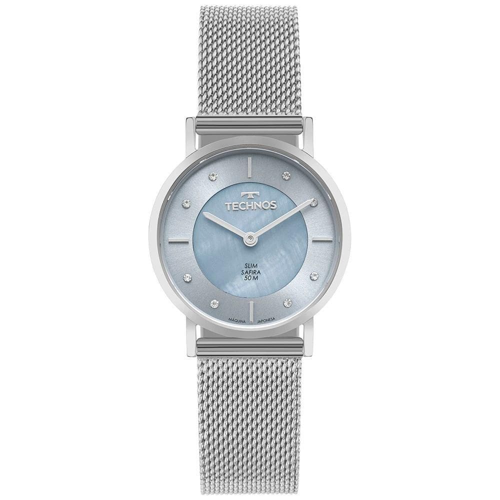 Relógio Technos Feminino Slim Prata - 2025ltw-1v