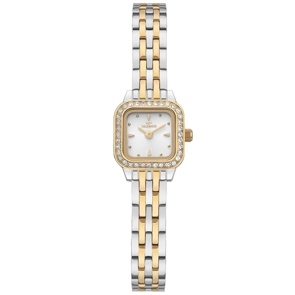 Relógio Technos Feminino Mini Petit Bicolor - 1042aa-1k Relógio Technos Feminino Mini Elegance Bicolor - 1042aa-1k