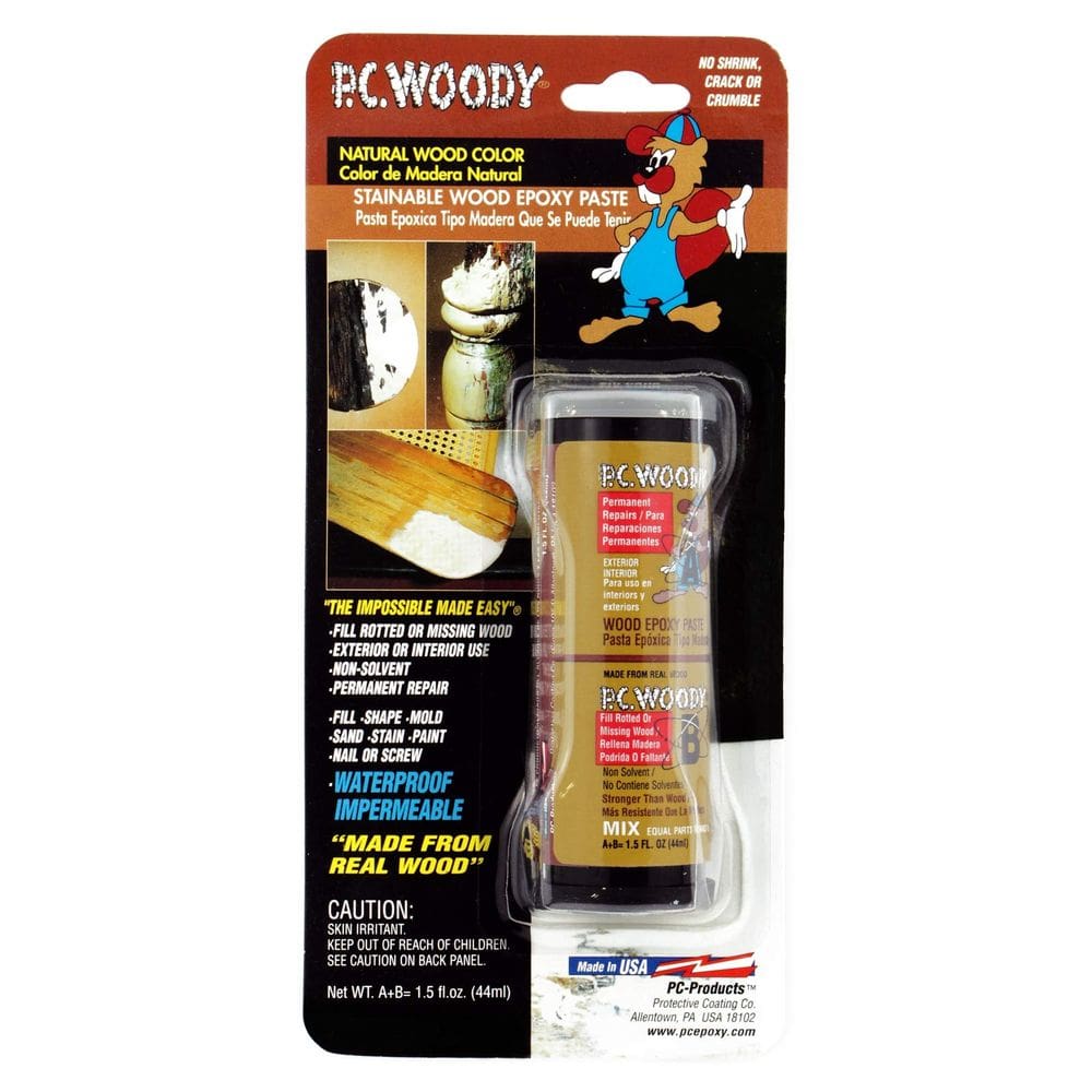 Pasta Epoxi para Reparación de Madera PC Products PC-Woody 45 ml Color Tan