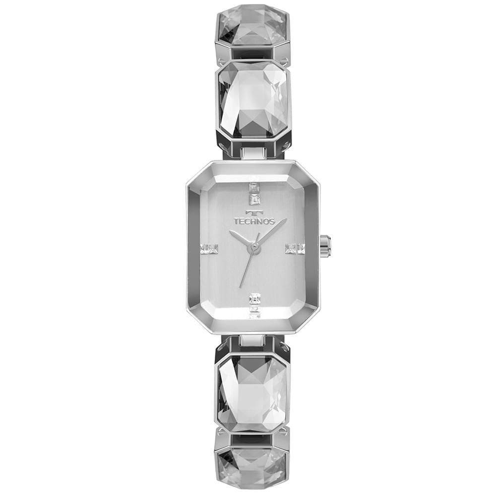 Relógio Technos Feminino Crystal Prata - 2036NBT-1K