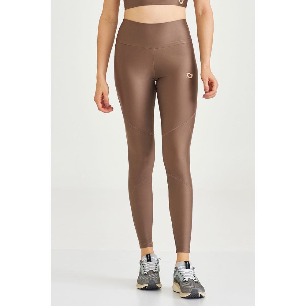 Legging Atletika Recortes Classic Cajubrasil Marrom Castanho