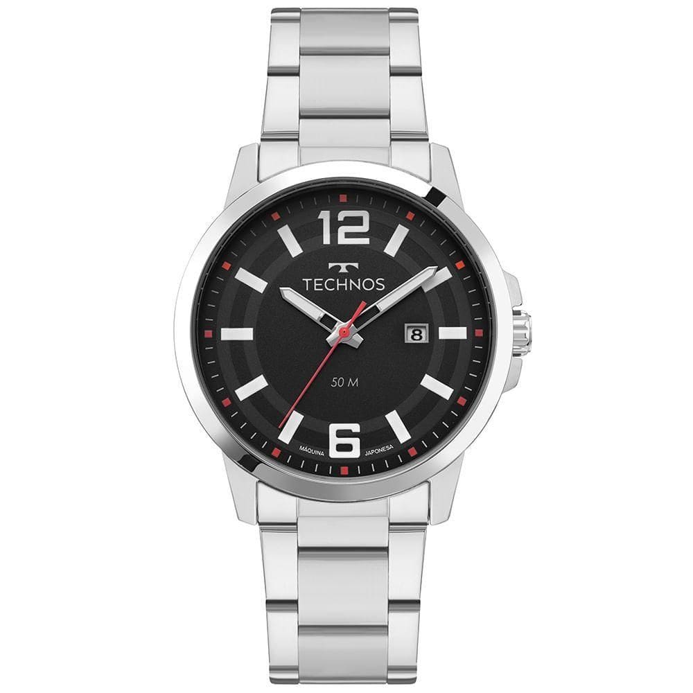 Relógio Technos Masculino Racer Basico Prata - 2115ucp-1p