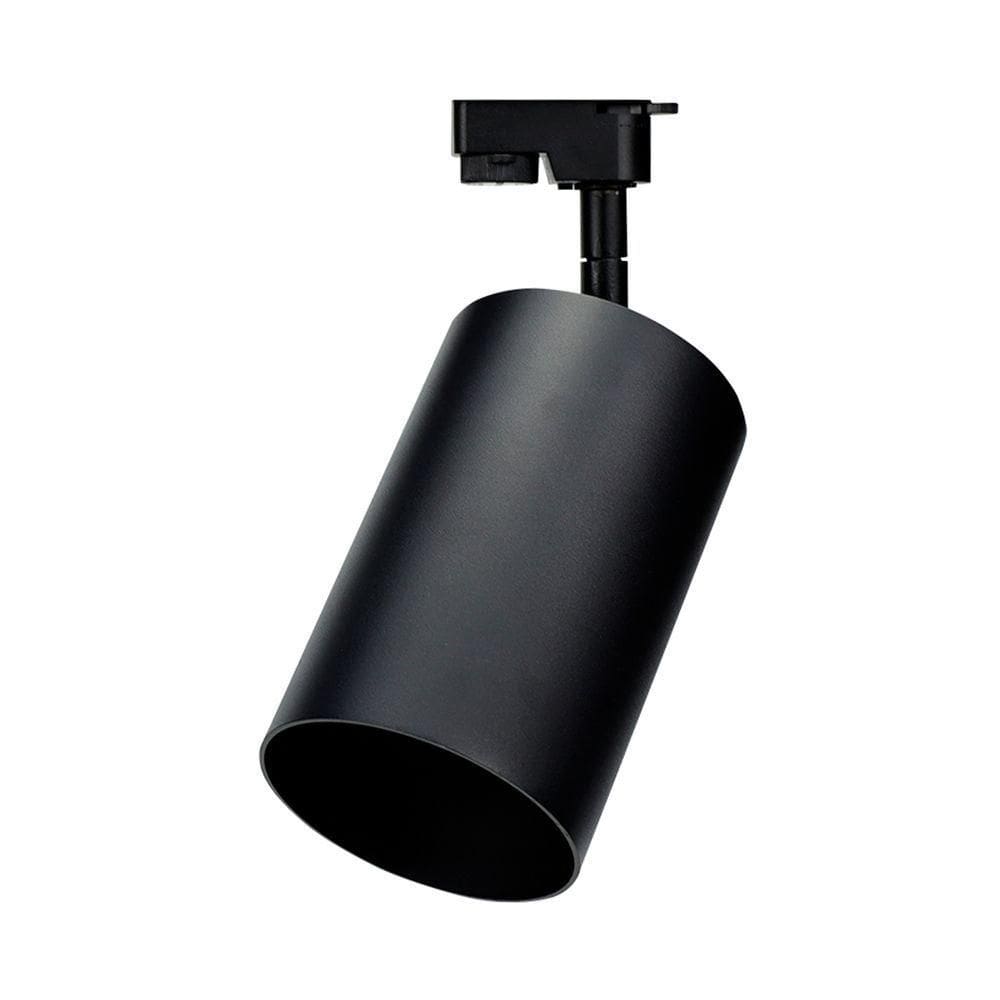 Kit Trilho Taschibra Com 3 Spot Track Par30 E27 Bivolt Preto