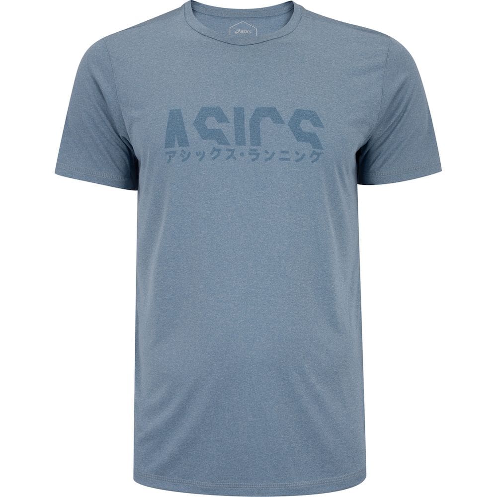 Camiseta Masculina ASICS Manga Curta Fuji Antiodor