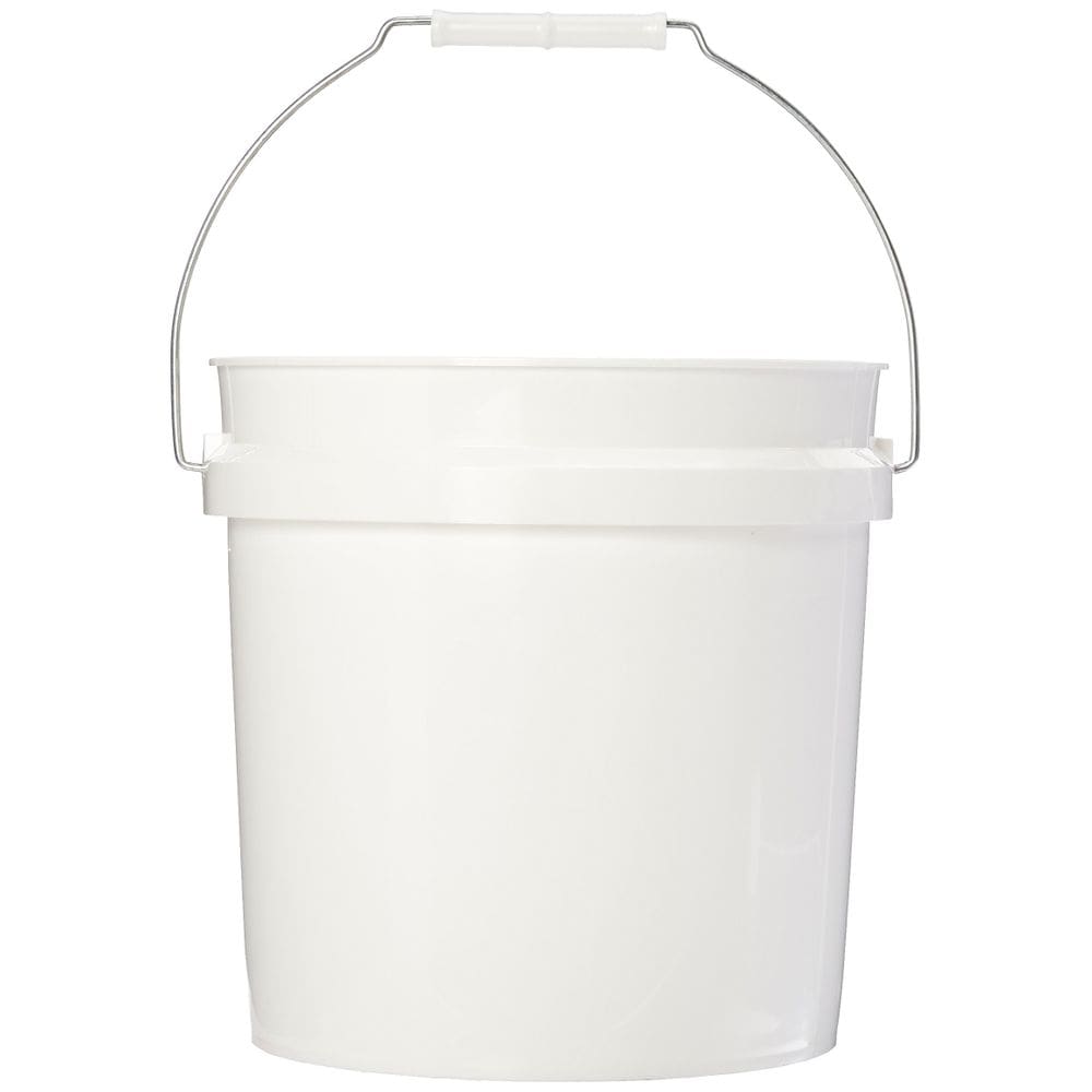 Aro reforçado de plástico branco Bucket Leaktite de 2 galões