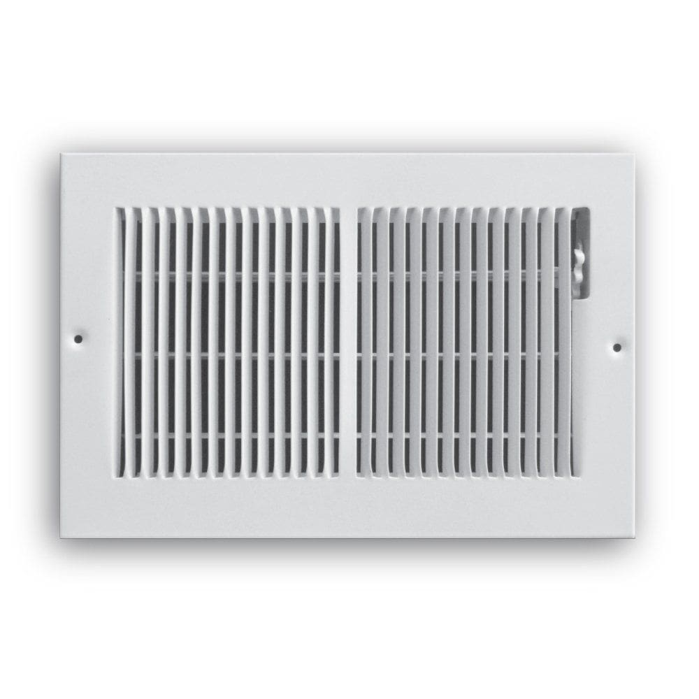 Grelha de abastecimento de rodapé de piso Truaire C123M 11,75 x 7,75 cm branca