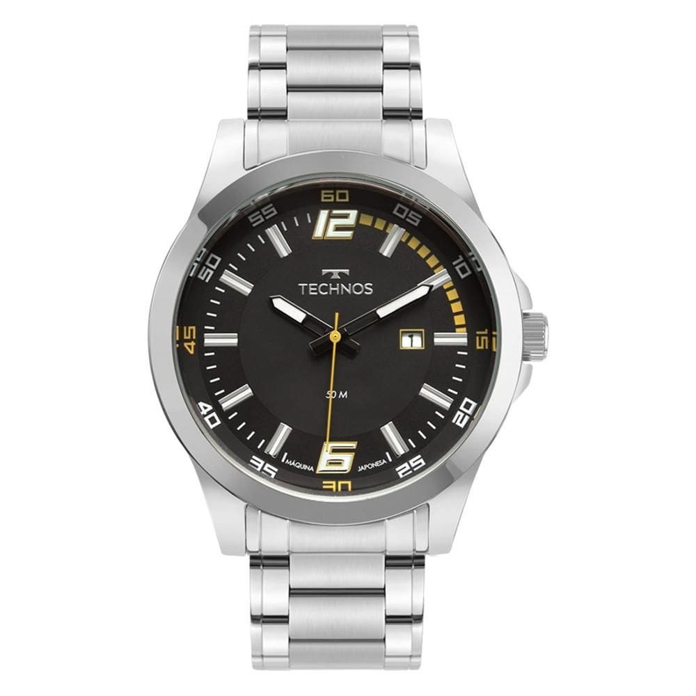 Relógio Technos Masculino Racer Basico Prata - 2115NBB/1E