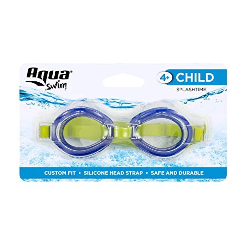 Óculos de natação Aqua Leisure Junior com alça de cabeça de silicone