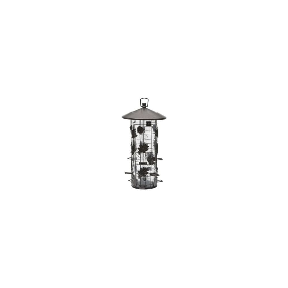 Alimentador de pássaros de metal Perky-Pet 337 Squirrel-Be-Gone III, 3 tubos de 8 libras