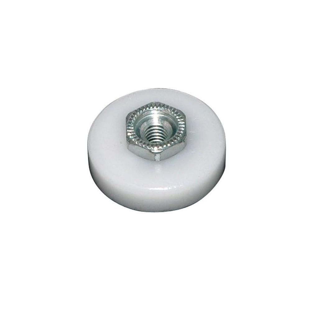 Roda de porta de chuveiro Barton Kramer, pacote com 2 unidades de nylon de 2,2 cm
