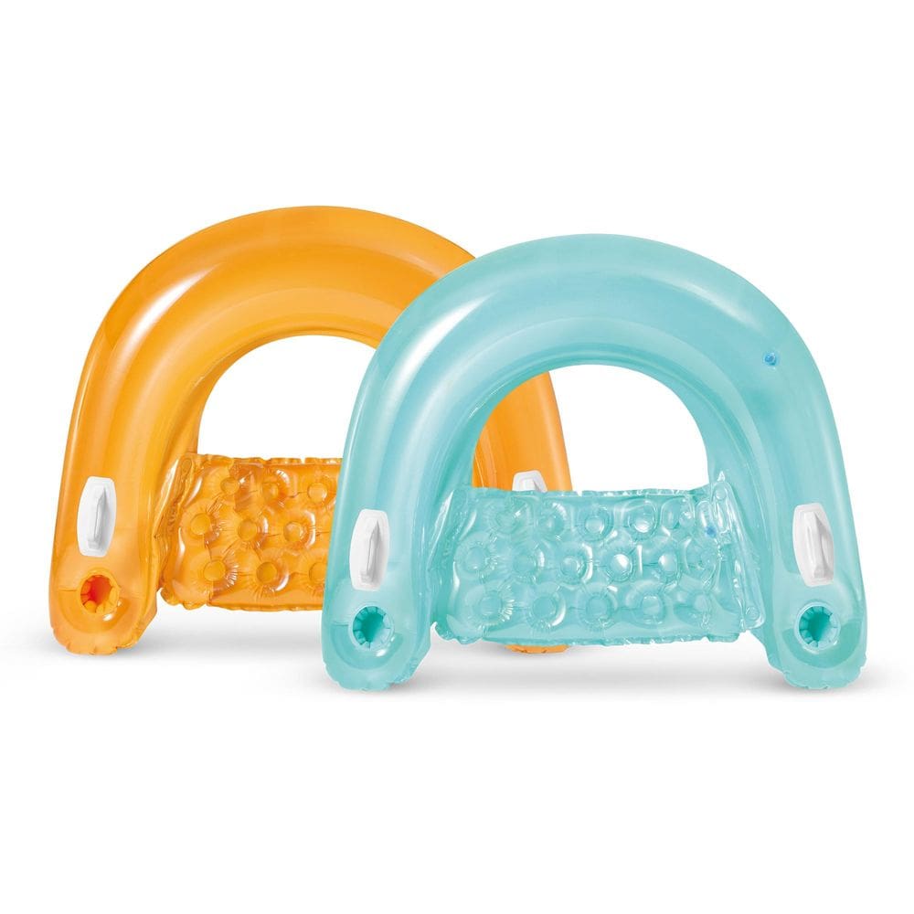 Flutuador de piscina inflável Intex 58859EP Sit `N Float com porta-copos
