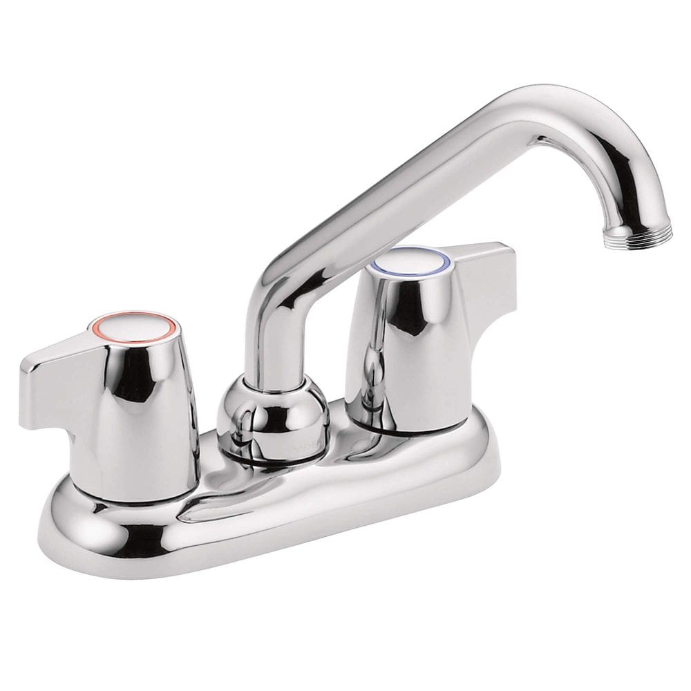 Torneira Moen Chateau de duas alças de 10 cm Centerset Chrome
