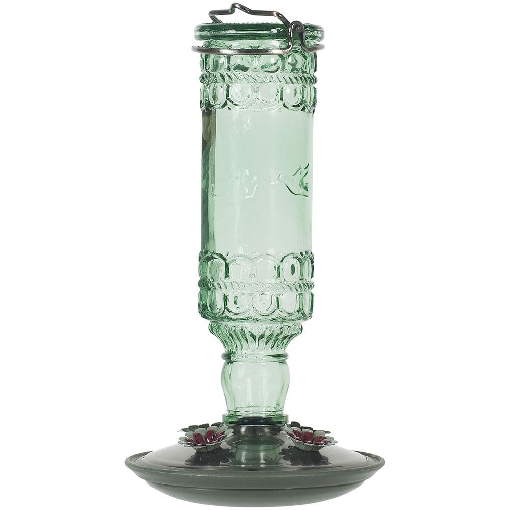 Alimentador de vidro para beija-flores Perky-Pet 300 ml em estilo antigo