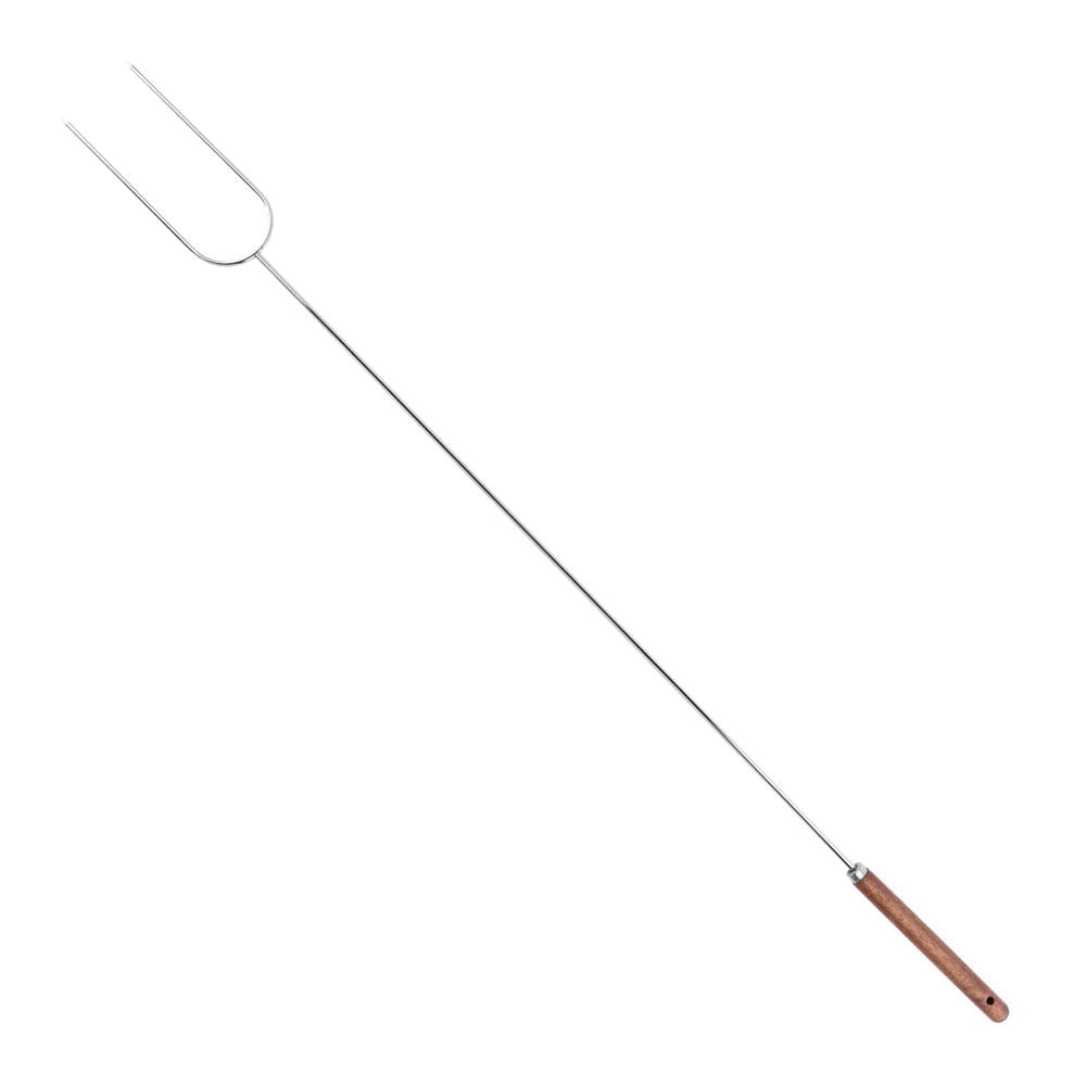 Camp Fork Coghlan`s em aço inoxidável de 41 polegadas com cabo de madeira