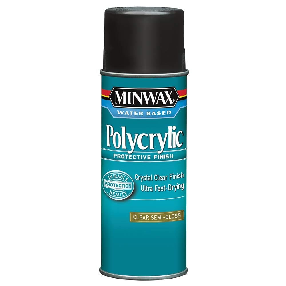 Spray de acabamento protetor Minwax Polycrylic Clear 340ml