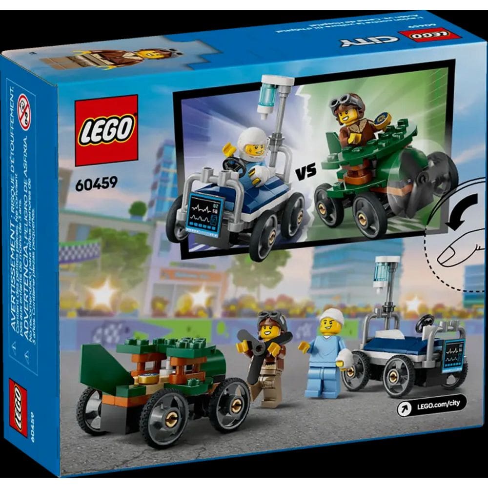Bloco de montar - Pack de carros de corrida avia LEGO DO BRASIL