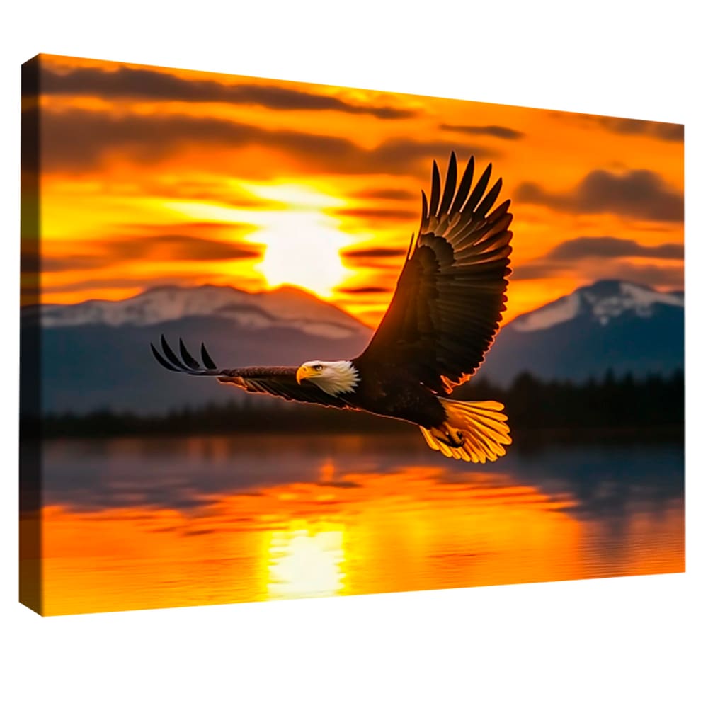 Quadro Decorativo Majestosa Águia Variação