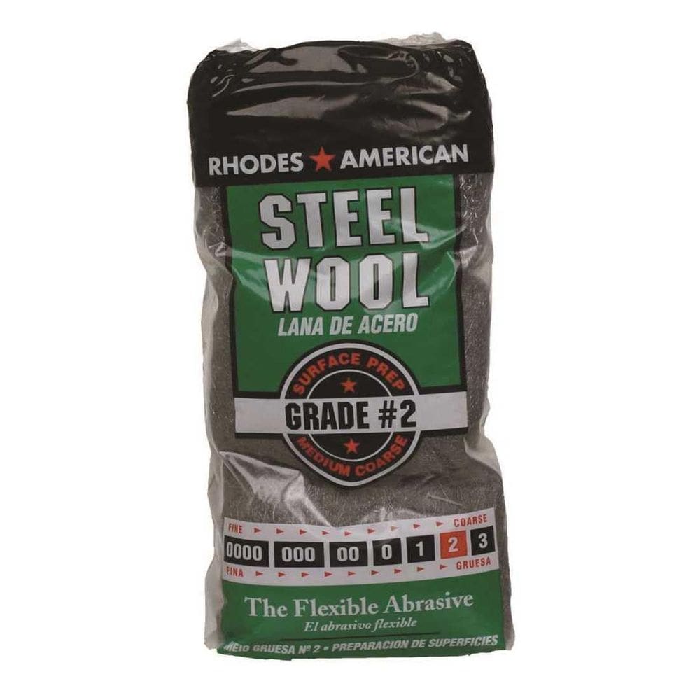 Almofada de lã de aço Homax 10121112 Grau 2, pacote com 12