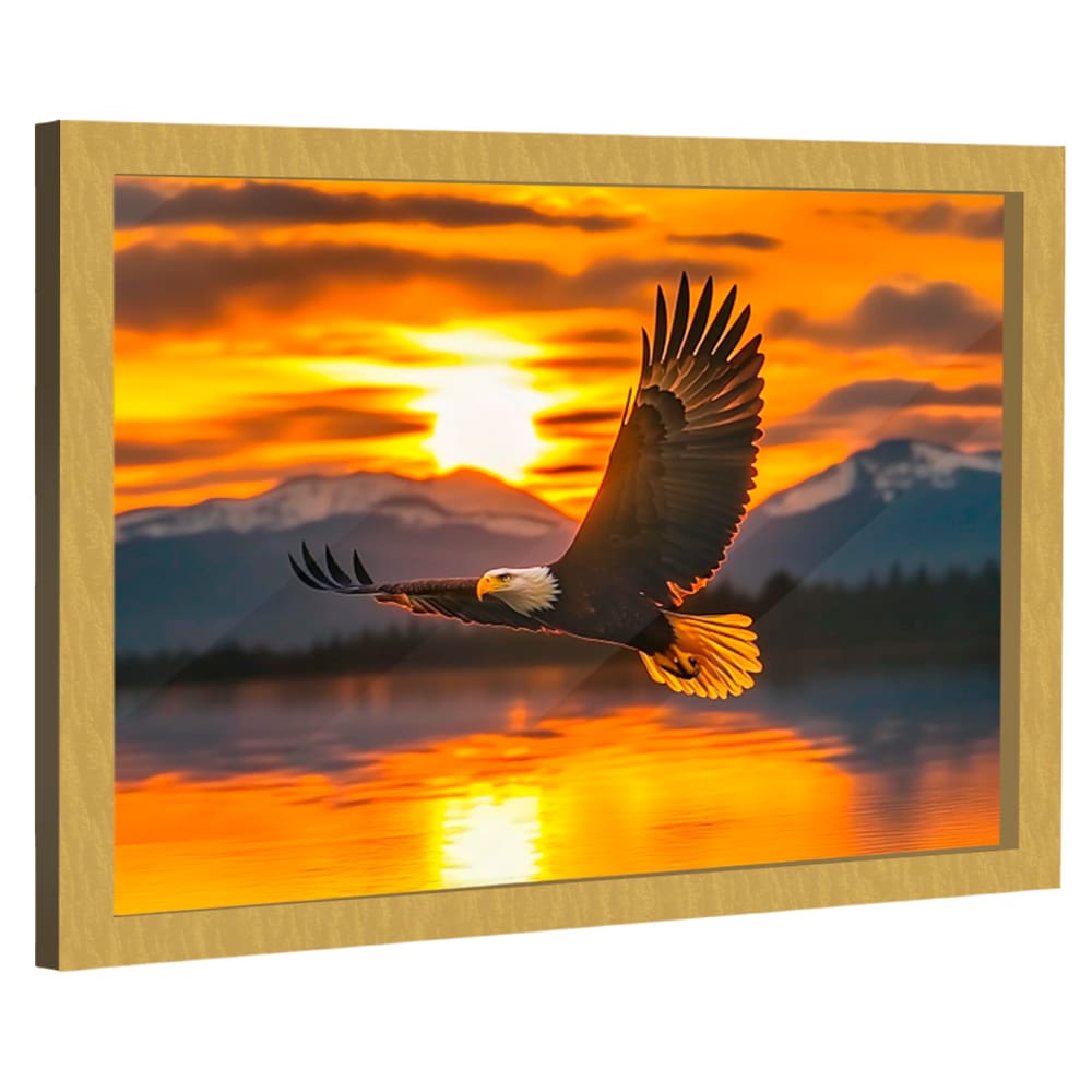 Quadro Decorativo Majestosa Águia Variação