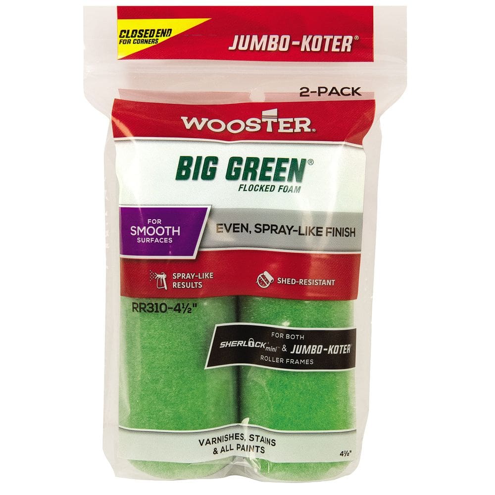Rolo de pintura Wooster RR310-4.5 Jumbo-Koter, 11,5 cm