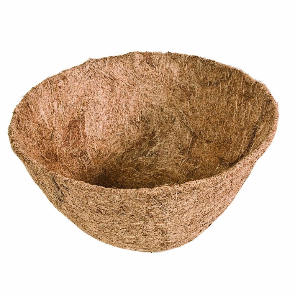 Forro redondo de fibra de coco Planter Panacea 88594 46 cm natural