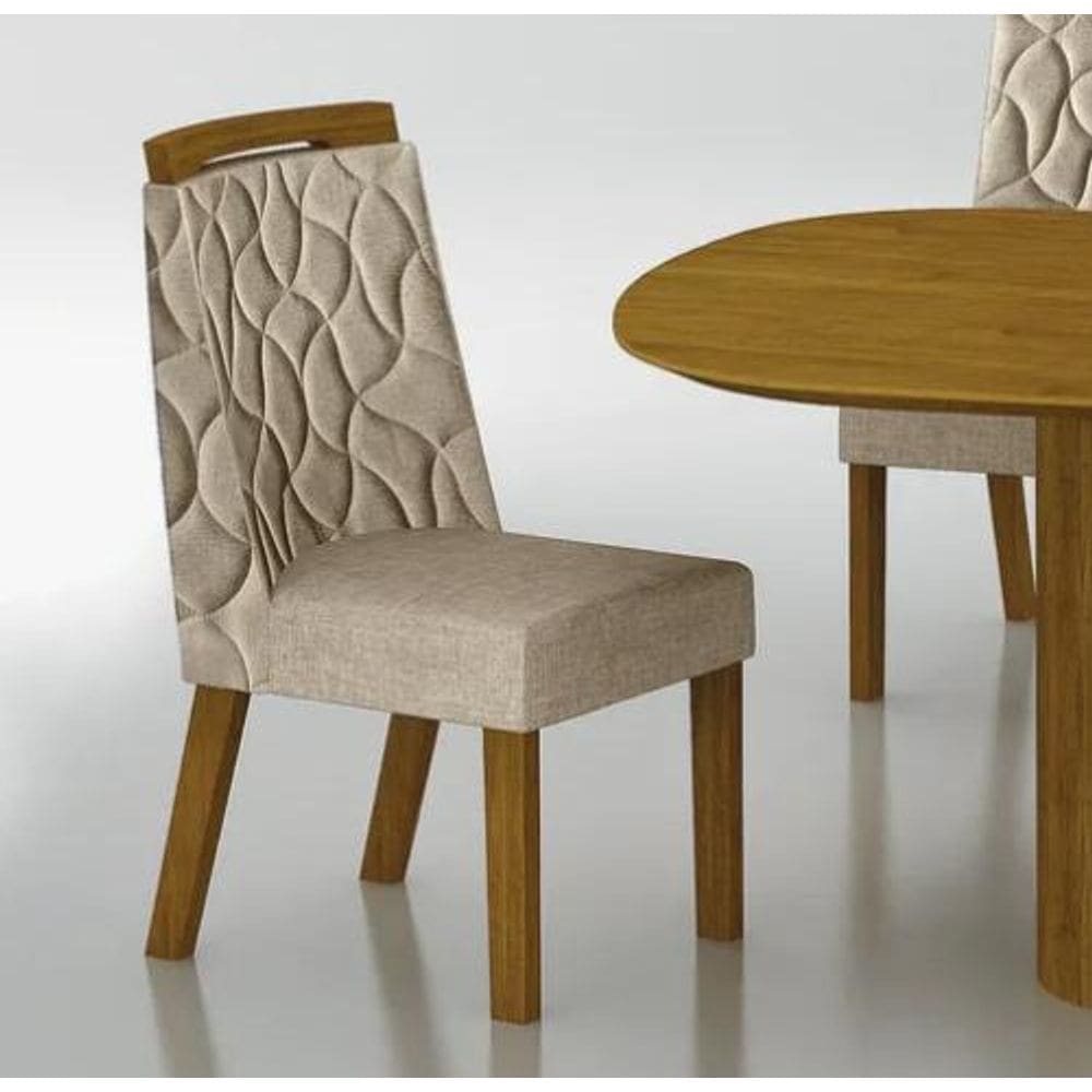 Cadeira Para mesa de Jantar 2 Unidades Dacota MDF - Leifer