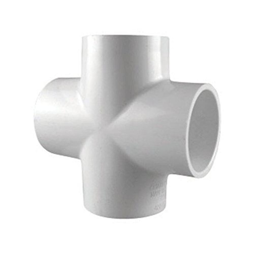 Tubo de PVC Cross Charlotte Schedule 40 1,5 polegadas Slip
