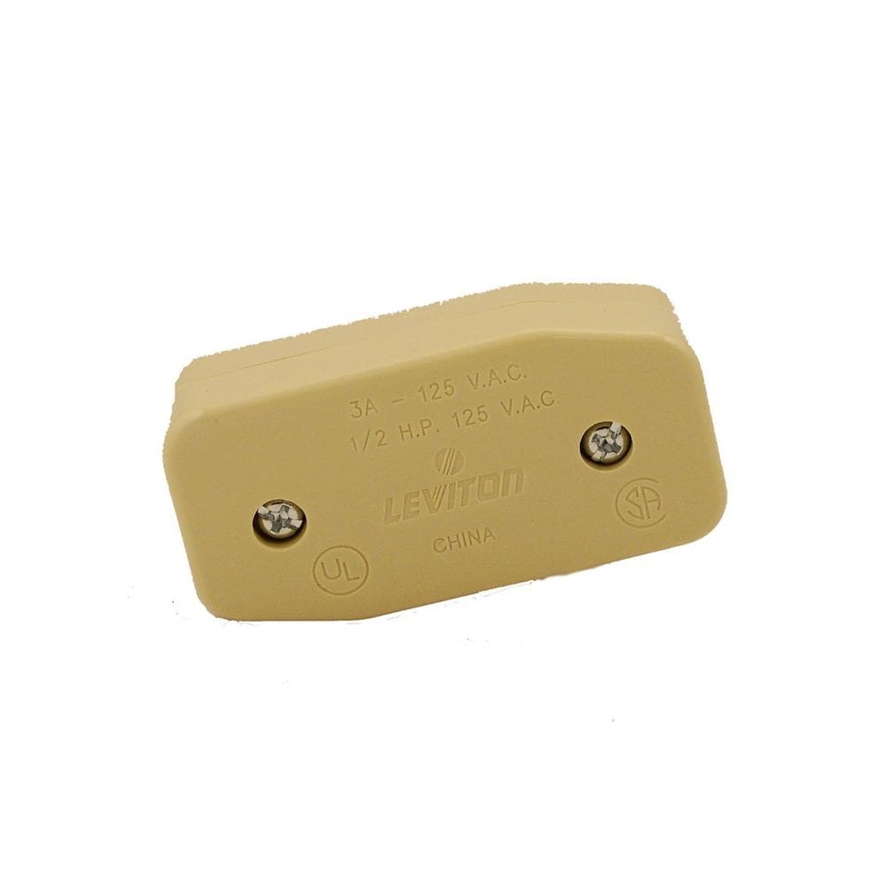 Interruptor de aparelho Leviton 5410-I 3A 125V AC Ivory